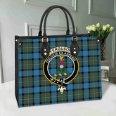 Clan Fergusson Ancient Tartan Crest Leather Bag ZV61 Clan Fergusson Tartan Today