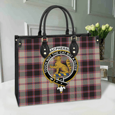 Clan MacPherson Hunting Ancient Tartan Crest Leather Bag MS41 Clan MacPherson Tartan Today