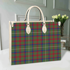 Clan Shaw Green Modern Tartan Leather Bag LC41 Clan Shaw Tartan Today