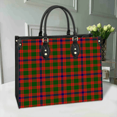 Clan Skene Modern Tartan Leather Bag LL93 Clan Skene Tartan Today
