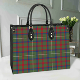 Clan Shaw Green Modern Tartan Leather Bag LC41 Clan Shaw Tartan Today