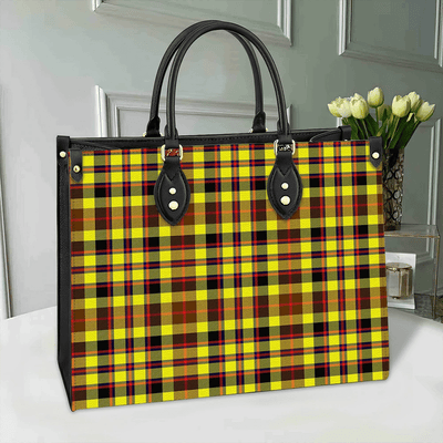 Clan Jardine Tartan Leather Bag
