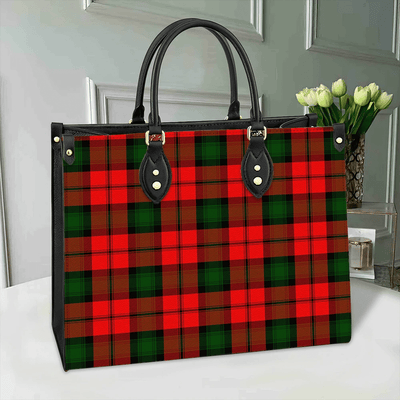 Clan Kerr Modern Tartan Leather Bag