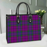Clan Wardlaw Modern Tartan Leather Bag XA39 Clan Wardlaw Tartan Today