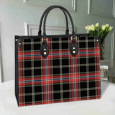 Clan Norwegian Night Tartan Leather Bag YW72 Clan Norwegian Tartan Today