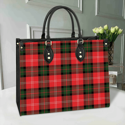 Clan Nesbitt Modern Tartan Leather Bag