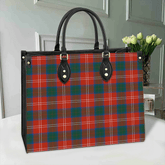 Clan Chisholm Ancient Tartan Leather Bag LZ75 Clan Chisholm Tartan Today