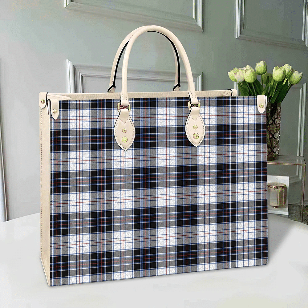 Clan MacRae Dress Modern Tartan Leather Bag RT13 Clan MacRae Tartan Today