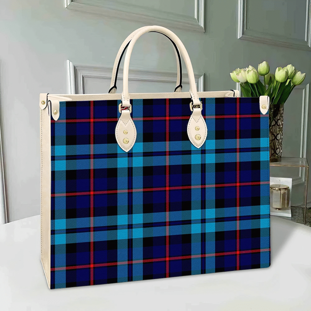 Clan McCorquodale Tartan Leather Bag KK65 Clan McCorquodale Tartan Today