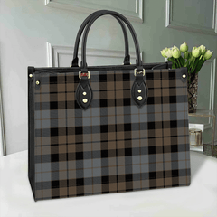 Clan MacKay Weathered Tartan Leather Bag WJ36 Clan MacKay Tartan Today