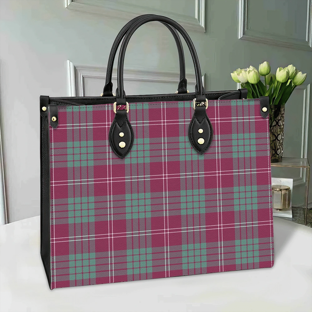Clan Crawford Ancient Tartan Leather Bag NQ59 Clan Crawford Tartan Today