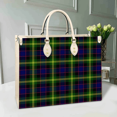 Clan Watson Modern Tartan Leather Bag CT43 Clan Watson Tartan Today