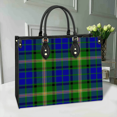 Clan Maitland Tartan Leather Bag