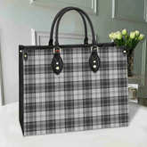 Clan Douglas Grey Modern Tartan Leather Bag VH92 Clan Douglas Tartan Today