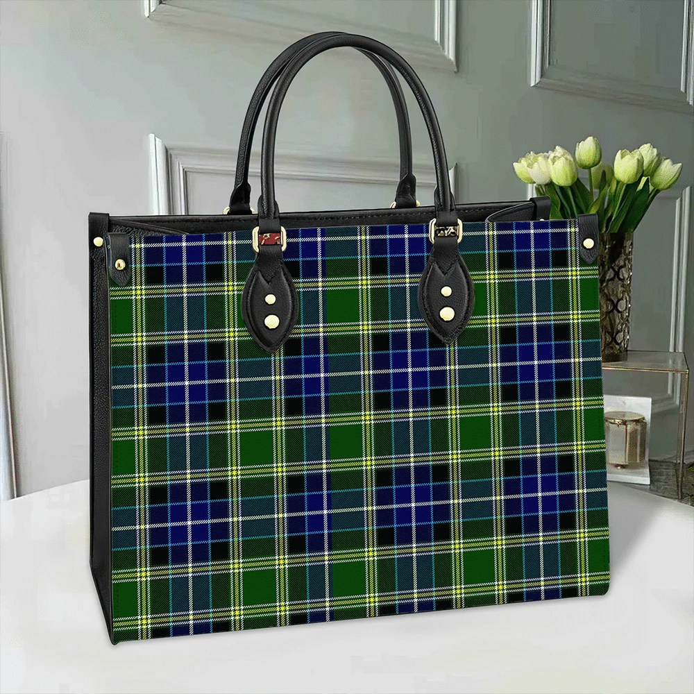 Clan MacKellar Tartan Leather Bag XD57 Clan MacKellar Tartan Today