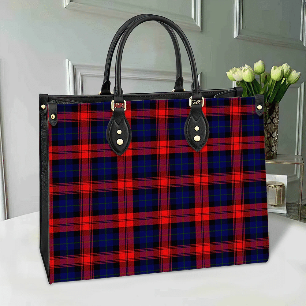 Clan MacLachlan Modern Tartan Leather Bag IH38 Clan Borthwick Tartan Today