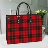 Clan Wallace Weathered Tartan Leather Bag TB60 Clan Wallace Tartan Today