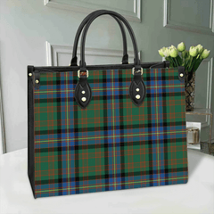 Clan Cochrane Ancient Tartan Leather Bag QP63 Clan Cochrane Tartan Today