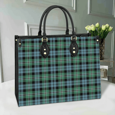 Clan Melville Tartan Leather Bag