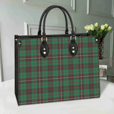 Clan MacKinnon Hunting Ancient Tartan Leather Bag EU31 Clan MacKinnon Tartan Today