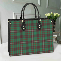 Clan MacKinnon Hunting Ancient Tartan Leather Bag EU31 Clan MacKinnon Tartan Today