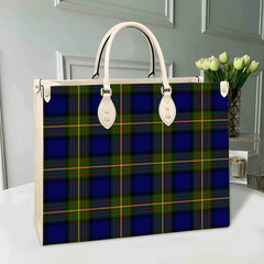 Clan More (Muir) Tartan Leather Bag ZO34 Clan Muir_More Tartan Today