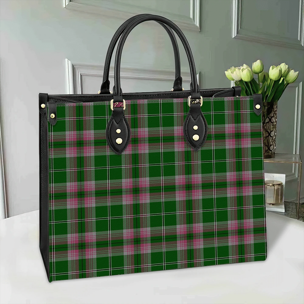 Clan Gray Hunting Tartan Leather Bag XJ70 Clan Gray Tartan Today
