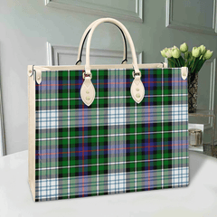 Clan MacKenzie Dress Modern Tartan Leather Bag WK40 Clan Borthwick Clan MacKenzie