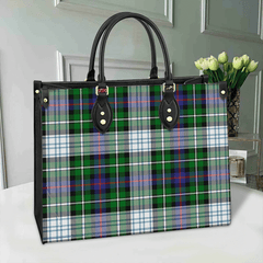 Clan MacKenzie Dress Modern Tartan Leather Bag WK40 Clan Borthwick Clan MacKenzie