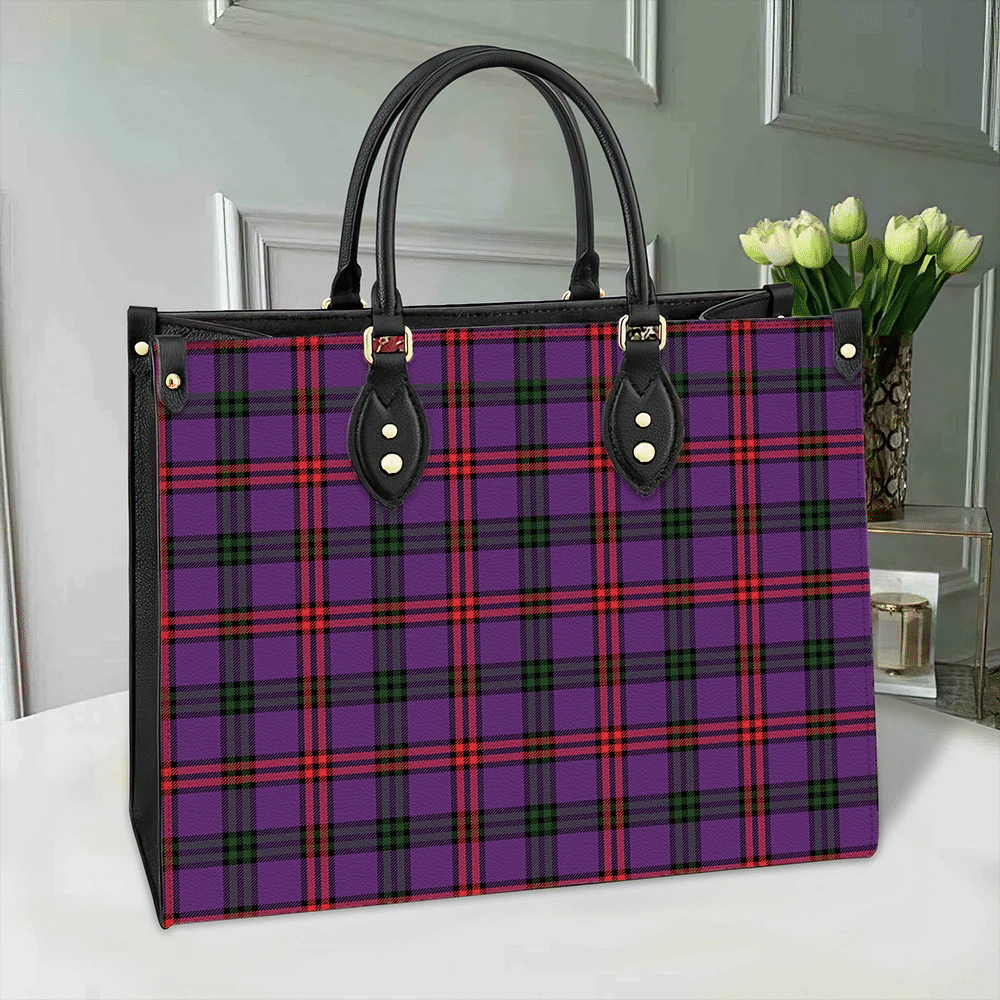Clan Montgomery Modern Tartan Leather Bag RI72 Clan Montgomery Tartan Today