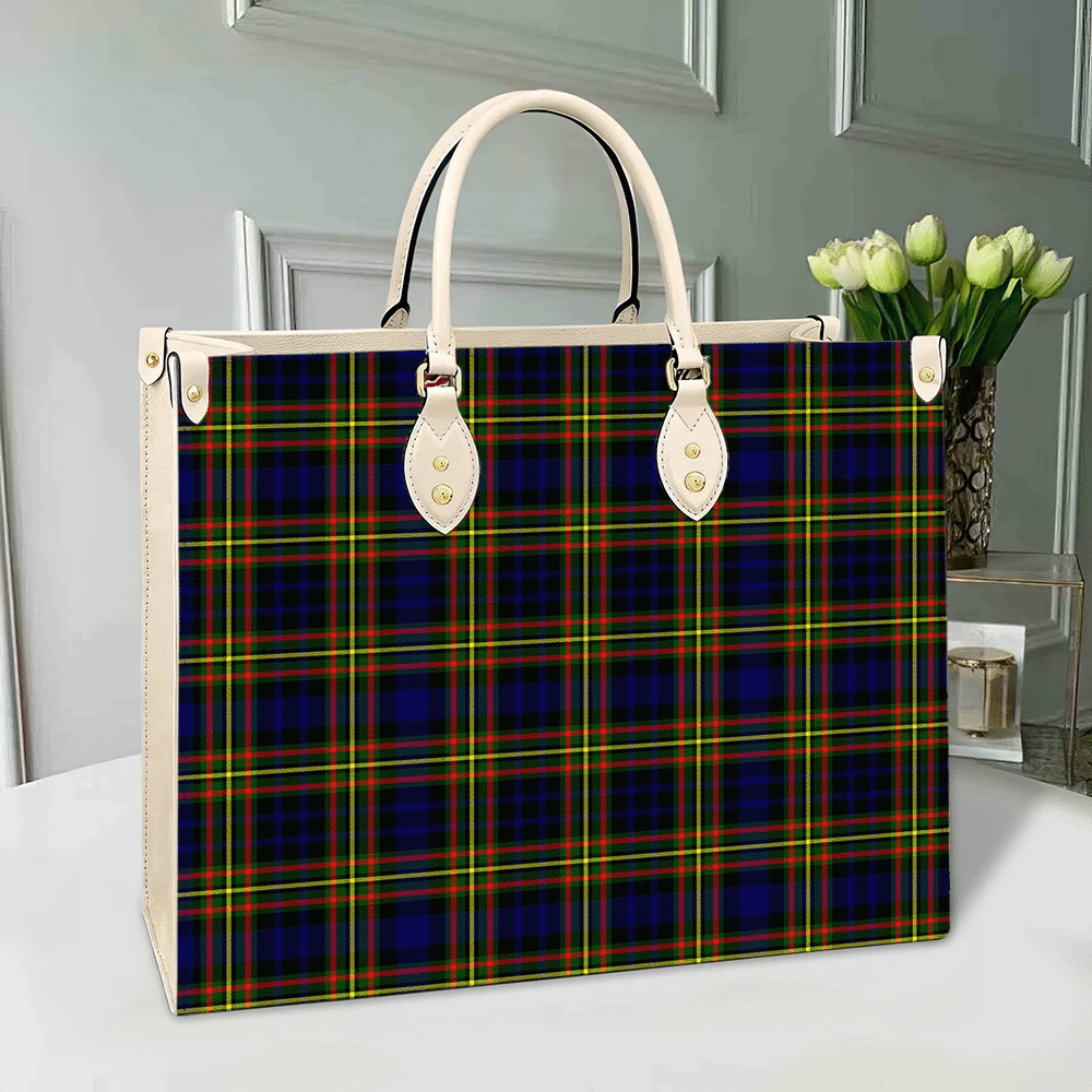 Clan MacLellan Modern Tartan Leather Bag KJ82 Clan Borthwick Tartan Today