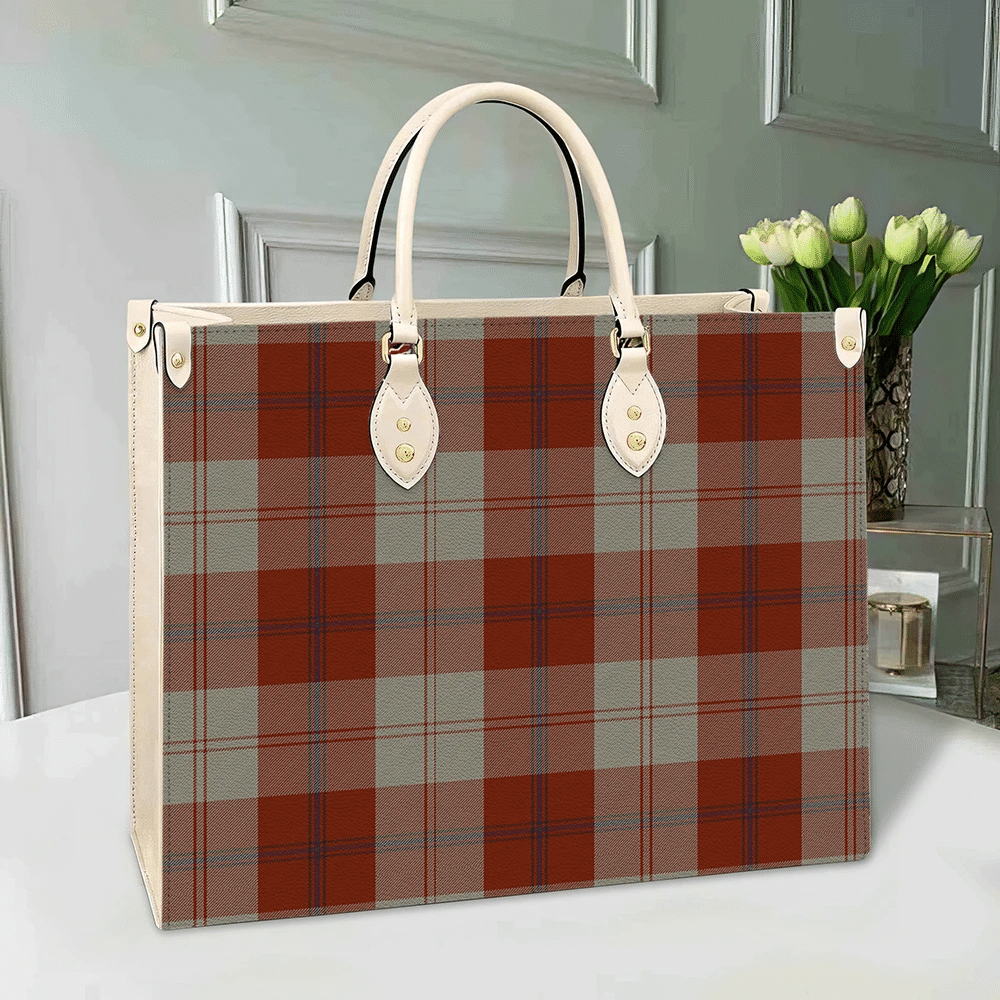 Clan Davidson Dress Dancers Tartan Leather Bag HA83 Clan Davidson Tartan Today