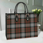 Clan MacRae Hunting Weathered Tartan Leather Bag CP51 Clan MacRae Tartan Today