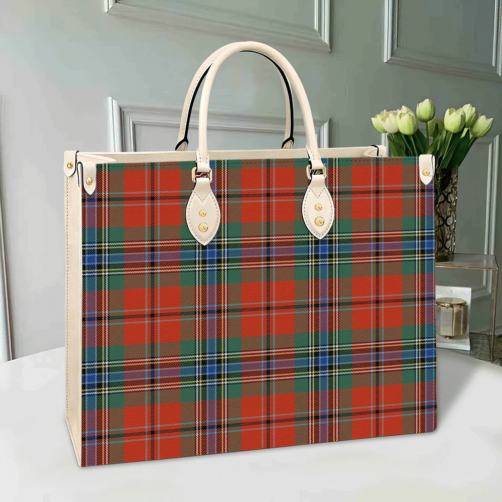 Clan MacLean Of Duart Ancient Tartan Leather Bag VD38 Clan Borthwick Tartan Today