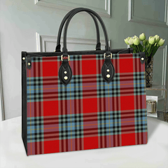 Clan MacLeay Tartan Leather Bag CE16 Clan Borthwick Tartan Today