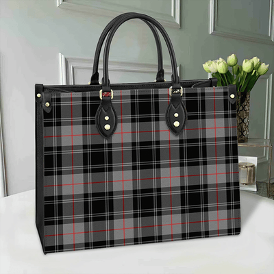 Clan Moffat Modern Tartan Leather Bag