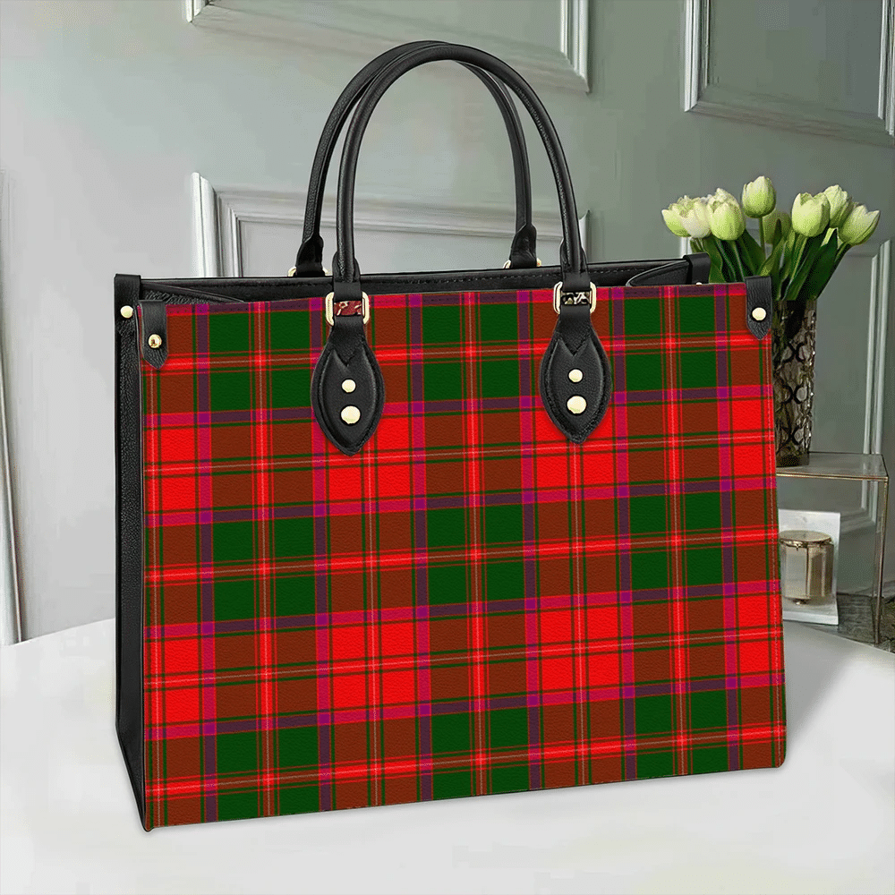 Clan Crief District Tartan Leather Bag TN15 Clan Crief District Tartan Today
