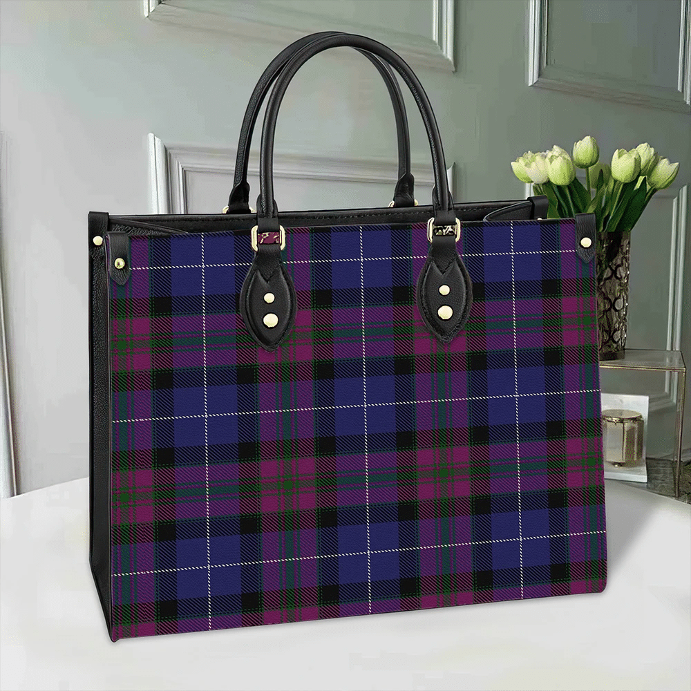 Clan Pride Of Scotland Tartan Leather Bag SH16 Clan Borthwick Tartan Today