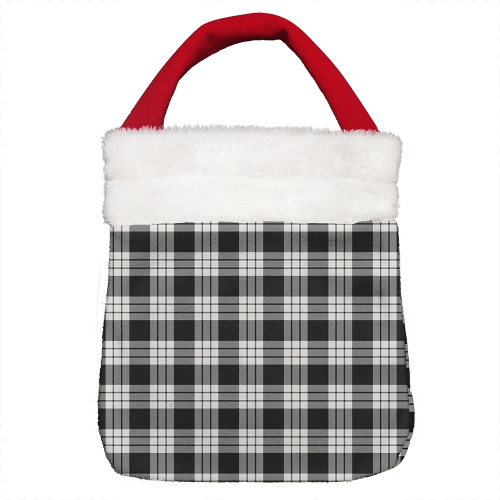 Clan MacFarlane Black & White Ancient Tartan Christmas Gift Bag VB33 MacFarlane Black & White Ancient Tartan Tartan Gift Bag