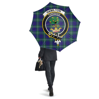 Clan Hamilton Hunting Modern Tartan Crest Umbrella GO84