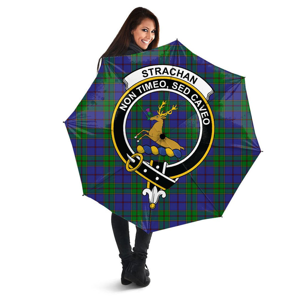 Clan Strachan Tartan Crest Umbrella OR58 Clan Strachan Tartan Today