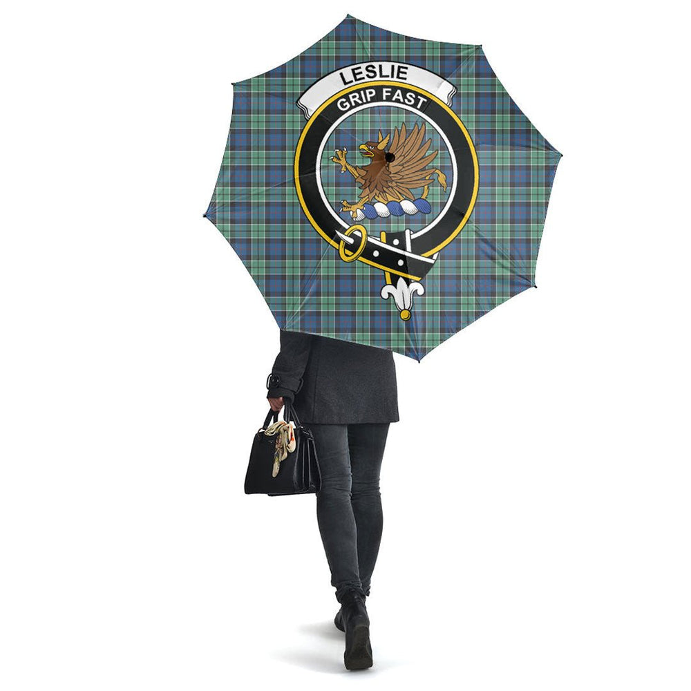 Clan Leslie Hunting Ancient Tartan Crest Umbrella FO76 Clan Leslie Tartan Today