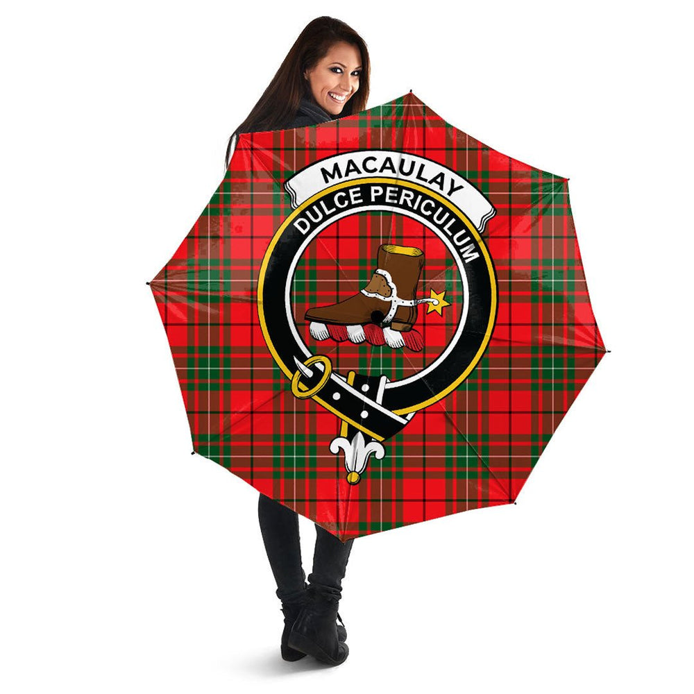 Clan MacAulay Modern Tartan Crest Umbrella MX17 Clan MacAulay Tartan Today
