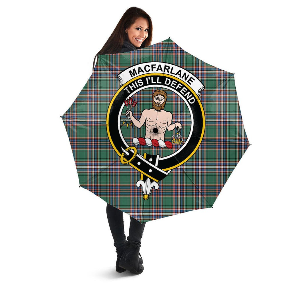Clan MacFarlane Hunting Ancient Tartan Crest Umbrella OL87 Clan MacFarlane Tartan Today