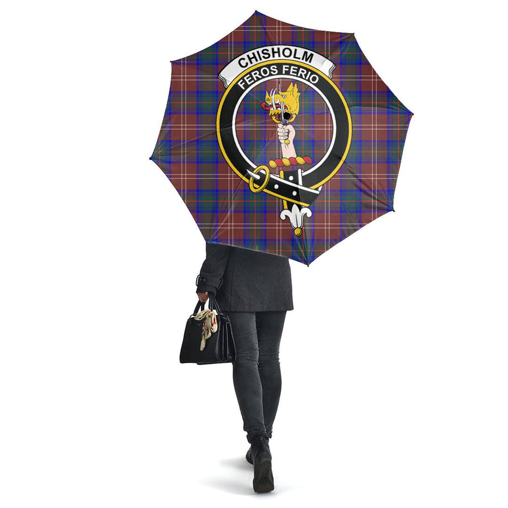 Clan Chisholm Hunting Modern Tartan Crest Umbrella TZ50 Clan Chisholm Tartan Today