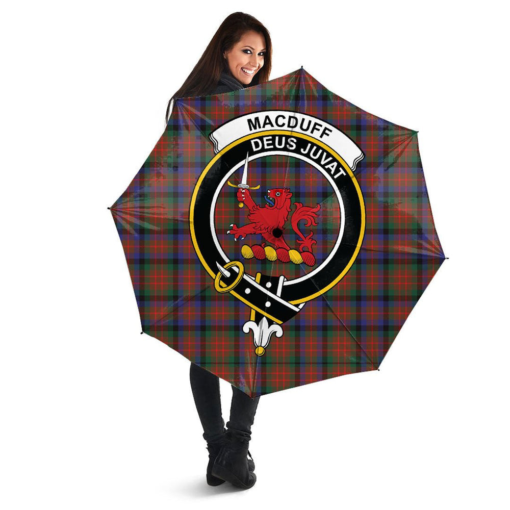Clan MacDuff Hunting Modern Tartan Crest Umbrella UY19 Clan MacDuff Tartan Today