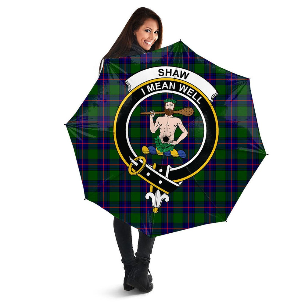 Clan Shaw Modern Tartan Crest Umbrella MZ61 Clan Shaw Tartan Today
