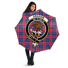 Clan Graham of Menteith Red Tartan Crest Umbrella BL38 Clan Graham Tartan Today