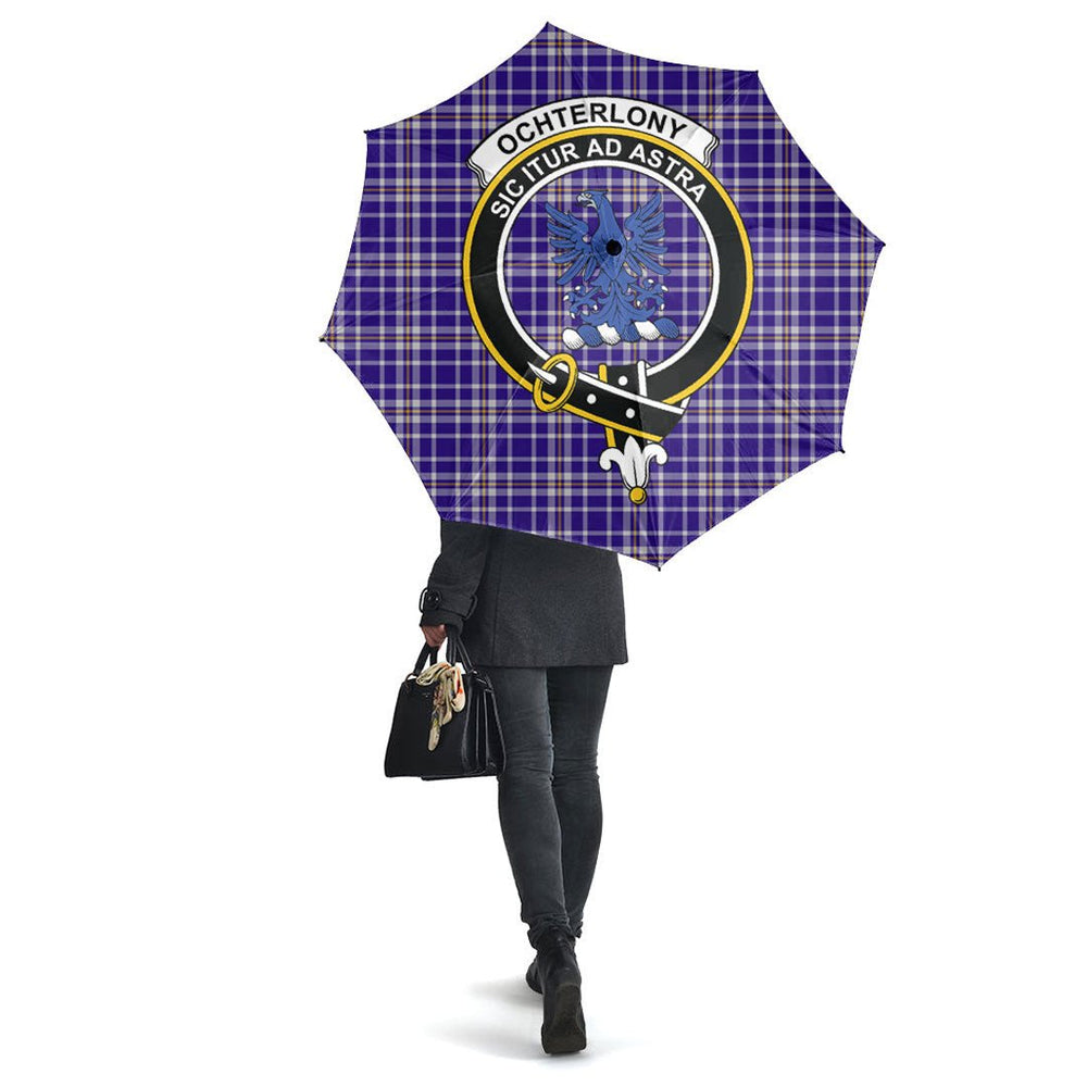 Clan Ochterlony Tartan Crest Umbrella IJ31 Clan Ochterlony/ Ochterlonie Tartan Today