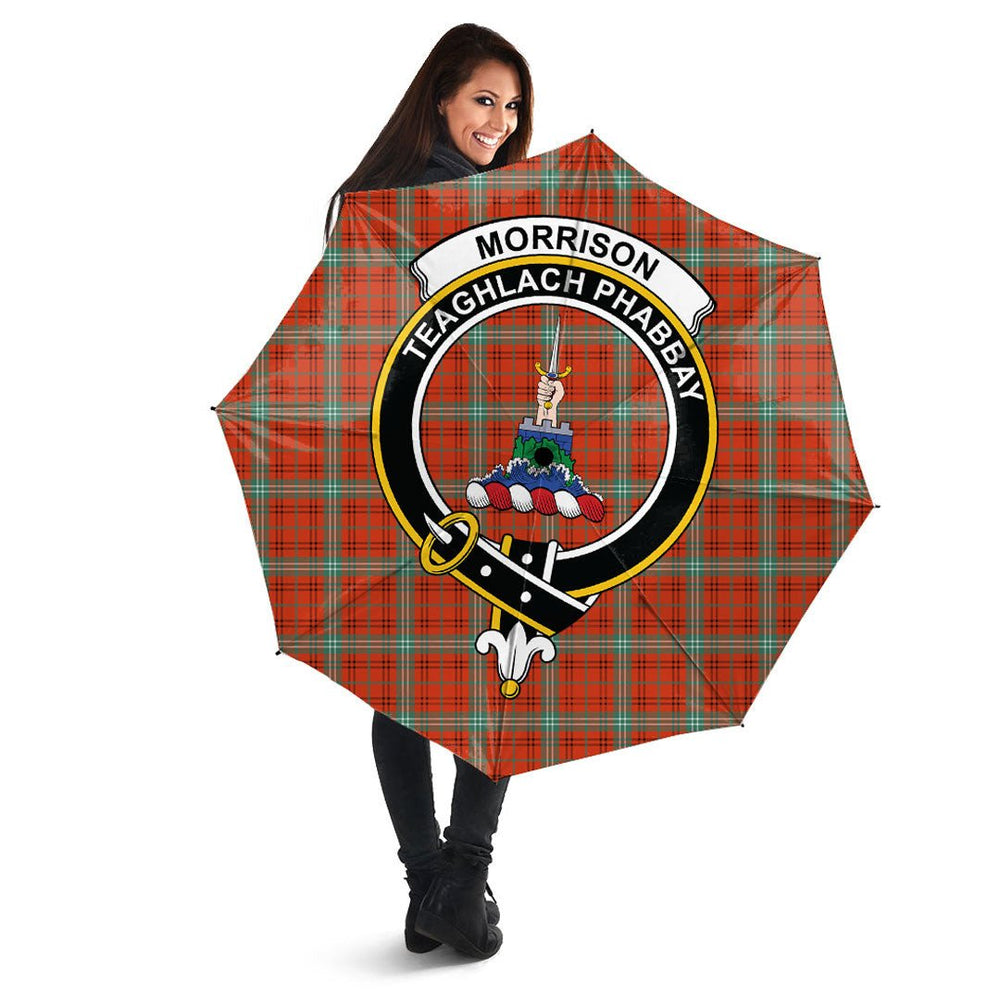 Clan Morrison Red Ancient Tartan Crest Umbrella XX32 Clan Morrison Tartan Today